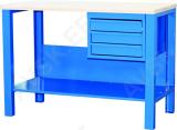 TÖÖLAUD SAHTLITEGA 1200X600MM. STANDARDPLAADIGA. SAHTLID/RIIUL/TAGASEIN STW322