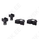 Clamping Jaw Set for Securing Horizontal and Round Workpieces, 4 Pcs.