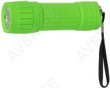 Taskulamp 9 led 27lm plastik-kumm kate (3xaaa - ei ole kaasas) jbm*