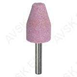Mounted stone, conical, 10-20mm x 30mm, 6 mm shank