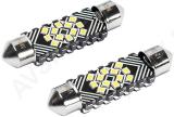 12/24v sv8.5-8 festoon led pirn 2.4w 41mm 6500k canbus valge blister 2tk vision