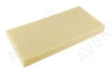 Replacement tile cleaning sponge, 280 × 140 × 30 mm, slotted