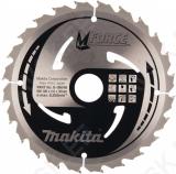 Saeketas 185x30/20/16x2.0mm 24t 15° risti-piki. clean cut. fast cut. m-force makita