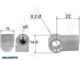 Hingesilm gaasivedrule; L=22; M6
