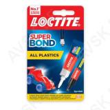 Loctite plastik - plastmassi liimimiseks 2g + 4ml