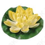 Suur vesiroos Ø 19 cm, kollane