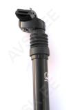 Amordiga sadulapost PROMAX 27,2x350mm black aluminium