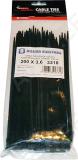 JUHTMEVITS 3.6 X 200MM MUST 100TK