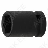 Impact Socket, Hexagon | 12.5 mm (1/2") Drive | 17 mm