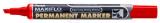 Marker Pentel NLF60 red pump-action chisel tip