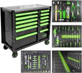 172-os. tööriistakäru tööriistadega "wide". inox. perfo jbm*