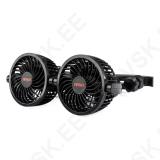 Ventilaator 2x4" 12V 2-kiirust peatoe kinnitus Amio