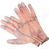 Polyester Garden Gloves 8" Flowers