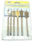 Flat Wood Drill Bit Set, 6 pcs (10–25 mm)