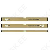 Alu-Spirit level,stronger,gold anod., 2V,V, 100cm