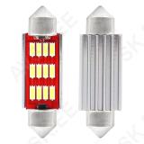 LED CANBUS 4014 12SMD Festoon C5W 41mm Valge 12V/24V Amio