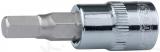 1/4" chrome+ padrunotsik kuuskant 4mm ks tools