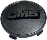 Cms kapsel. hall metallik. must logo. 68mm