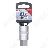 Padrunotsik 1/2" kuuskant 19mm pikkus 55mm