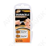 Patarei, kuuldeaparaadile, duracell, 6tk 1,35v