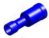 JUHMEOTSIK ÜMAR "EMA" SININE Ø4.9MM 100TK M+