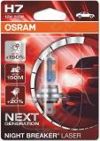 12v h7 pirn 55w px26d night breaker laser ii +150% blister 1tk osram