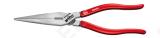Classic needle nose pliers 200mm with cutting edge straight shape