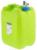 Veekanister plast 20l (pealt) metallist kraaniga carmotion