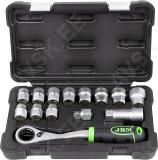 14-OS. LÄBIVA AVAGA PADRUNITE KOMPL. 13-27MM. 6-KANT. 72H JBM