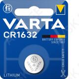 VARTA CR1632 Litium 140mAh ( mõõdud d= 16 x 3.2 mm )