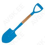 Small Shovel with Wooden Shaft