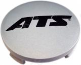 Ats kapsel hõbedane/must logo 64.5-62-5 mm 5x108 volvo veljele