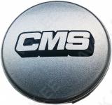 Cms kapsel. hõbedane. must logo. 56.5mm