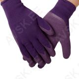 Kindad roosa/lilla kummikattega