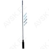 ANTENNI VARS KLAASKIUD 43 CM. 4 ADAPTERIT