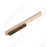 Käsihari 220mm 4-realine messingtraat puitkäepide *