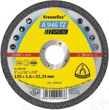 LÕIKEKETAS 125X1.6X22.23MM "KRONENFLEX" A946TZ. RST/METALL KLINGSPOR