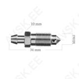 Õhutuskruvi M10X1 L=34,0 sw10