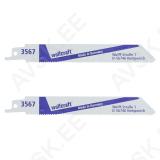 Tiigersae terad 2tk. 130/150mm BiM naeltega puit / alumiinium robustne lõige