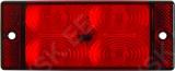 Lpd591 lisadpiduri-udutuli led 107x46mm punane 12/24v