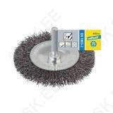 Steel Wire Wheel Brush Ø 75x7mm, round shank