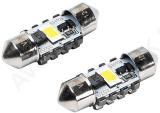 12/24v sv8.5-8 festoon led pirn 3.4w 31mm 6500k canbus valge blister 2tk vision