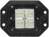 Töötuli led uputatav 20w 10-32v 1280lm 80x70x85mm flood (osram led) m-tech