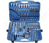 Socket Set Hexagon | 6.3 mm (1/4") / 10 mm (3/8") / 12.5 mm (1/2") Drive | 214 pcs.