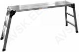 KOKKUPANDAV TÖÖPLATVORM ALUMIINIUMIST 140X30CM KÕRGUS 80CM JBM