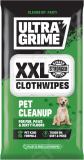 ULTRAGRIME XXL PET CLEANUP LEMMIKLOOMA PUHASTUSLAPID 40TK/PAKK