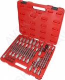 38-OS. 1/2" TORX. 12-TÄHIK. 6-KANT. RIBE PADRUNOTSIKUTE KOMPL. TRIUMF