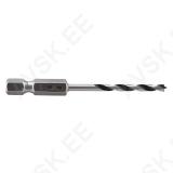 Puidupuur 3mm / 1/4" sabaga