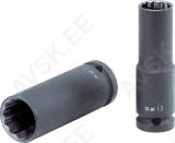 1/2" PIKK LÖÖKPADRUN 13MM. 12-KANT. SAF PIDURIKETTALE TRIUMF