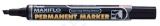 Marker Pentel NLF60 black pump-action chisel tip